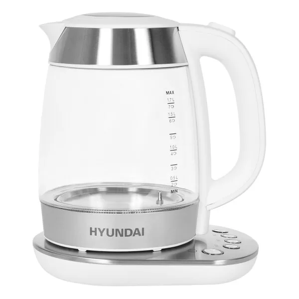 картинка Электрочайник Hyundai HYK-G4033 магазин Одежда+ являющийся официальным дистрибьютором в России 